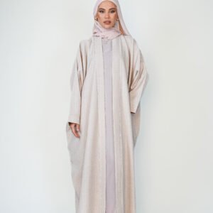 Linen Abaya Set